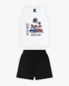 Conjunto Infantil Masculino Regata Estampa Kombi e Bermuda - ReiRex- Branco-c431edcb-31d7-49ea-b945-bb27fc4febd9