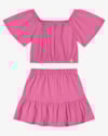 Conjunto Infantil Menina Blusa Ciganinha e Saia - Kely Kety - Blossom-8738a003-4c6d-44a7-8abb-e22b43782e87