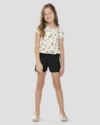 Conjunto Infantil Menina Blusa Ciganinha e Shorts Kely Kety Branco-0dde99c6-6818-4e6b-b2c6-7ca96ce443b7