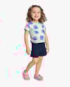 Conjunto Infantil Menina Blusa com Amarração e Shorts - Kely Kety - Creme-1a2f2425-4eb3-4f9a-acbd-c76991a294f9