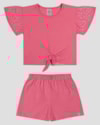 Conjunto Infantil Menina Blusa com Strass e Shorts Kely Kety Rosa-f5544dd8-e8df-4e8d-9e50-5656df9c8fa5