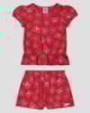 Conjunto Infantil Menina Blusa e Shorts Estampado Kely Kety Vermelho-2f11e94b-afae-43fe-b7f3-67f30ef8a76e