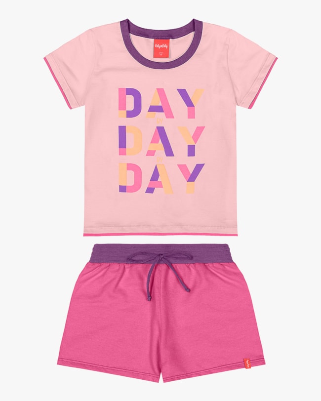 Conjunto Infantil Menina Blusa e Shorts Kely Kety-1b3d8cdb-5f2c-4c11-abde-6690493b46dd