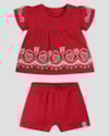 Conjunto Infantil Menina Blusa Estampada e Shorts Kely Kety Vermelho-3cf9afe6-ce37-4a1b-9eeb-348e6fb3afc8