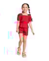 Conjunto Infantil Menina Blusa Manga Bufante e Shorts – Kely Kety -Carmim-09aad2ec-9639-4b1b-9e28-24917dde35f3