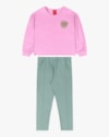 Conjunto Infantil Menina Blusa Manga Longa e Calça - Kely Kety - Rosa-3c2381be-e002-4c31-9463-2daac84f3345