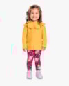 Conjunto Infantil Menina Blusão com Babado e Legging - Kely Kety - MOSTARDA-2301565c-0c94-4df6-ad53-e52e121b49ce