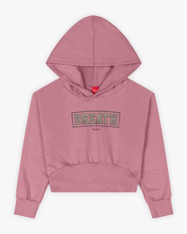 Conjunto Infantil Menina Blusão com Capuz e Calça - Kely Kety - Rose-fdf2f9e9-c9bc-432a-a1d2-12b718ad4e0b