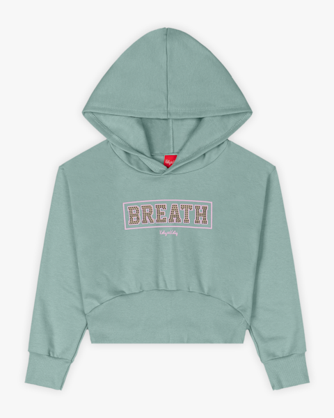 Conjunto Infantil Menina Blusão com Capuz e Calça - Kely Kety - Verde