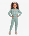 Conjunto Infantil Menina Blusão com Capuz e Calça - Kely Kety - Verde-0e437eff-be36-473d-bfde-7b3c5f0744ee
