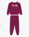 Conjunto Infantil Menina Blusão com Estampa e Calça - Kely Kety - Marsala-b495dfad-3c6e-4bd8-b664-e8db2ee15093