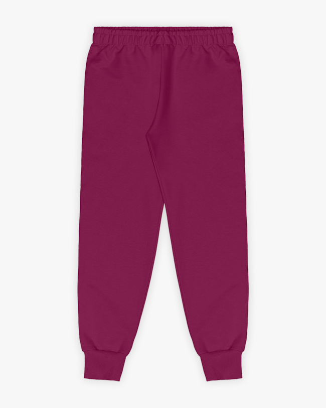 Conjunto Infantil Menina Blusão com Estampa e Calça - Kely Kety - Marsala-d77e4ffa-4873-4d1f-936c-49af848590eb
