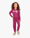Conjunto Infantil Menina Blusão com Estampa e Calça - Kely Kety - Marsala-3d54dac3-f385-4cb7-a6ac-90287e85e1ca