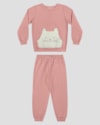 Conjunto Infantil Menina Blusão e Calça em Moletom - Kely Kety - Rosa-8cd057ea-0aba-4d91-a006-f5ef03ffdbf0