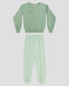 Conjunto Infantil Menina Blusão e Calça em Moletom - Kely Kety - Verde-6b1e8779-a653-4132-b7f2-e829ec45ef2a