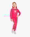 Conjunto Infantil Menina Blusão e Calça Estampa Flores - Kely Kety - Cherry-21893a17-cacb-4502-862d-93f44dab0a8d