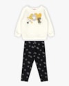 Conjunto Infantil Menina Blusão e Legging Estampado - Kely Kety - Natural-6558db2c-dace-4bbd-9969-a42de9e30ded