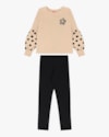 Conjunto Infantil Menina Blusão e Legging - Kely Kety - Deserto-a26d8d96-f755-4642-8a3e-291e6b6db434