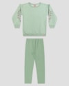 Conjunto Infantil Menina Blusão e Legging - Kely Kety - Verde-1a10513a-0338-4c1c-ab8b-925b528fc69f