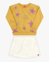 Conjunto Infantil Menina Blusão e Saia Kely Kety -Amarelo-df155df4-56f6-4bf4-ac9b-239a4f06feb6