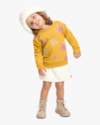 Conjunto Infantil Menina Blusão e Saia Kely Kety -Amarelo-9cebf437-51df-47bb-90be-fb8c6712ca57