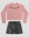 Conjunto Infantil Menina Blusão e Saia Montaria - Kely Kety - Rosa-ce39b3ea-9a2c-4867-a329-33c77a660285
