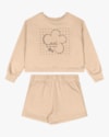 Conjunto Infantil Menina Blusão e Shorts em Moletom - Kely Kety - Deserto-10-2040fdd5-3a5d-44d2-8dfc-50bec612fc82