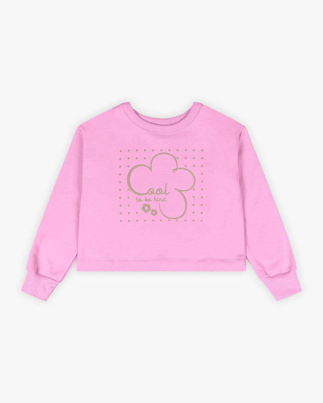 Conjunto Infantil Menina Blusão e Shorts em Moletom - Kely Kety - Rosa-8e5746f8-0590-4960-85d4-1e18f8e7e3af