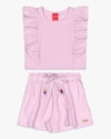 Conjunto Infantil Menina Canelado com Babados - Kely Kety - Astral-ca73789d-3c02-4ee5-b0bd-227119ab8ffa