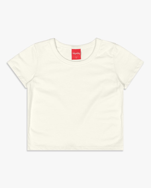 Conjunto Infantil Menina com Blusa e Vestido - Kely Kety - Natural