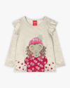 Conjunto Infantil Menina com Blusa Manga Longa e Babado - Kely Kety - Mescla-c5bb8f0c-d5b9-4101-933b-5c6e92b33778