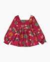 Conjunto Infantil Menina com Blusa Manga Longa Estampada - Kely Kety - Wine-26b1dca5-180d-493d-bb03-8f82034f995c