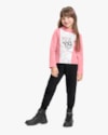 Conjunto Infantil Menina com Blusão e Calça Kely Key - Rosa-0f06c29b-6766-49de-8f38-edb634d646bb