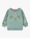 Conjunto Infantil Menina com Blusão Estampa Cachorrinho - Kely Kety - Verde-cd2486bb-0227-42b9-abe1-9185e33cb11a