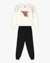 Conjunto Infantil Menina com Blusão Estampa Lantejoula - Kely Kety - Natural-4e86c19d-237c-4142-9f34-aef19f0791c4