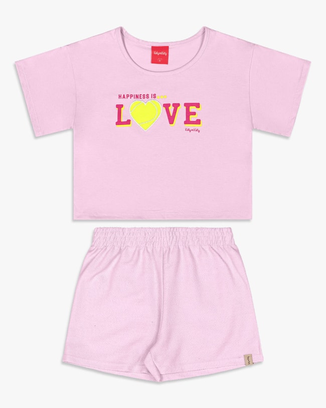 Conjunto Infantil Menina com Bordado Estampa - Kely Kety - Astral-0d62d928-926c-467a-9bad-a31653f58910