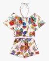 Conjunto Infantil Menina com Estampa Tropical - Kely Kety - Natural-10-68f0b8af-32b5-4c75-baf2-c310258788bf