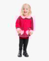 Conjunto Infantil Menina com Jaqueta em Moletom Pelúcia - Kely Kety - Rosa-dfe2062c-43f0-43e0-a16f-1e0f059b03c6