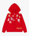 Conjunto Infantil Menina com Jaqueta Estampa Flores - Kely Kety - Vermelho-4bbaa046-b3da-4247-b03f-24f5df2f4794