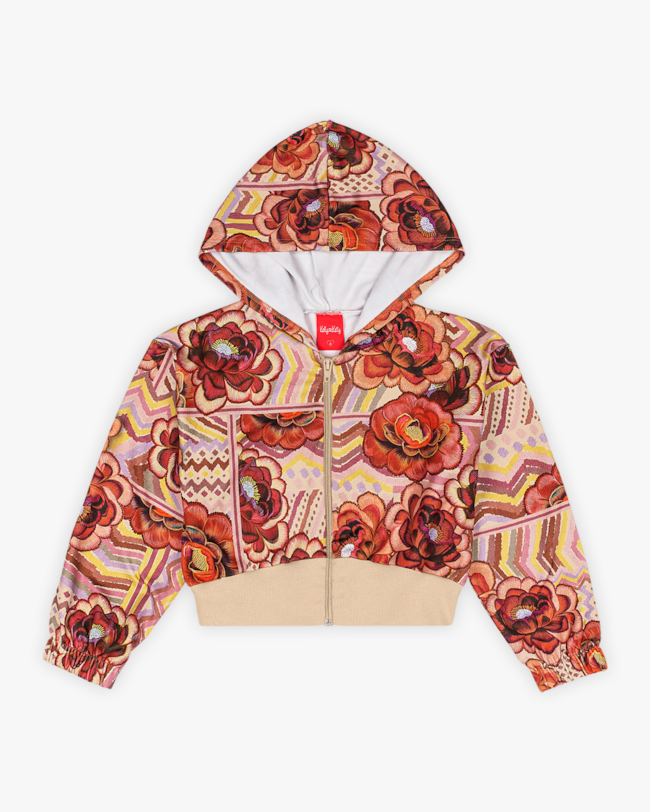 Conjunto Infantil Menina com Jaqueta Estampada - Kely Kety - Deserto-9eb6dd2d-6a47-42ce-92ac-5f79cadfd475