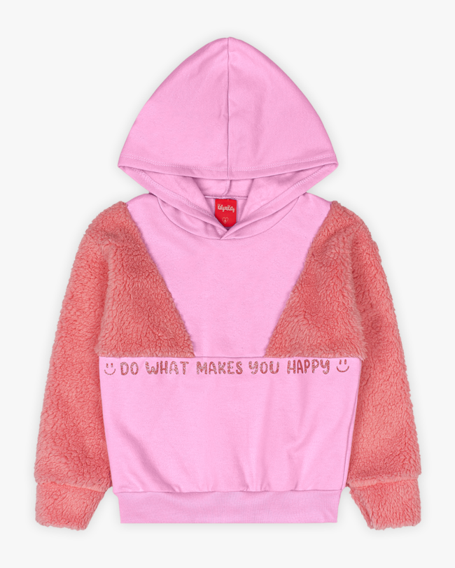Conjunto Infantil Menina em Moletom e Pelo Teddy - Kely Kety - Rosa-10-ccaf62b0-5677-4ba7-ba5b-bed24cc676f3