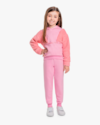 Conjunto Infantil Menina em Moletom e Pelo Teddy - Kely Kety - Rosa-4808b5dc-733a-478f-bc57-8cf5db752666