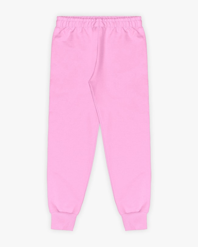 Conjunto Infantil Menina em Moletom e Pelo Teddy - Kely Kety - Rosa-67d2d49c-897a-4ceb-948a-83410af573b1