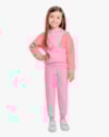 Conjunto Infantil Menina em Moletom e Pelo Teddy - Kely Kety - Rosa-c897087a-6eff-4c41-8997-d8cd42f44e71