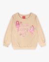 Conjunto Infantil Menina em Moletom Estampa Fada - Kely Kety - Bege-008b56ff-42db-42e2-a19f-d7abaee6d8eb
