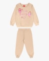 Conjunto Infantil Menina em Moletom Estampa Fada - Kely Kety - Bege-da6817f4-7e21-42e6-89ed-b0d29ce634f9