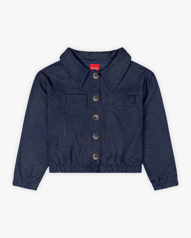 Conjunto Infantil Menina em Moletom Jeans - Kely Kety - Oxford-61ab9cf7-4a99-48a8-b176-2cefe04af3a3