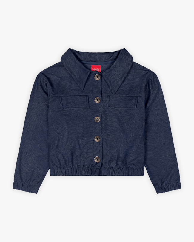 Conjunto Infantil Menina em Moletom Jeans - Kely Kety - Oxford-70f84e44-e0ee-443b-96fe-4909af51c2a1