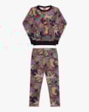 Conjunto Infantil Menina Estampado Kely Kety Preto-a442cb54-1258-45ae-bfe2-3ce5061eab98