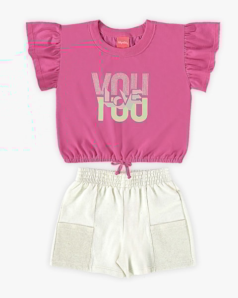 Conjunto Infantil Menina Mãe e Filha - Kely Kety - Blossom